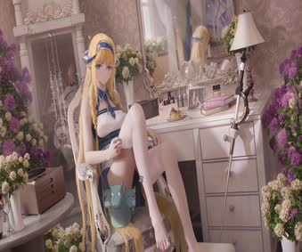 Live Anime Elf Girl Animated Wallpaper