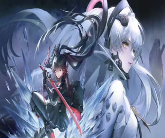 Gray Raven Luna Live Wallpaper