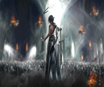 Live Wlop Ice Princess Animated Wallpaper