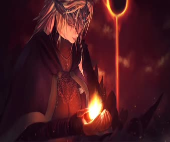Dark Souls Fire Keeper Live Wallpaper