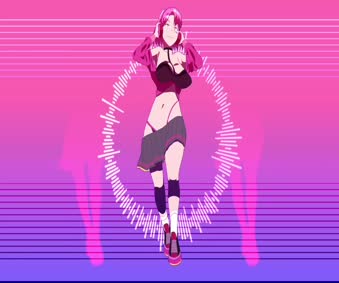 Girl Walking Live Wallpaper