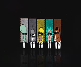 Roger Bender Homer Rick Bojack Live Wallpaper