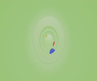 Green Circles Preppy Wallpaper