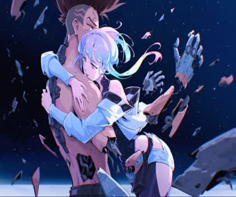 Cyberpunk Edgerunners Lucy x David Love Live Wallpaper