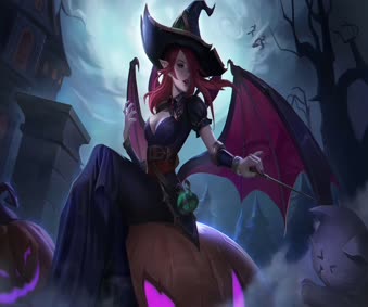 Bewitching Morgana Live Wallpaper For PC