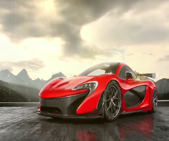 Red Mclaren P1 Live Wallpaper Engine