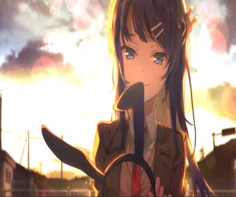 Anime Mai Sakurajima Senpai Live Wallpaper