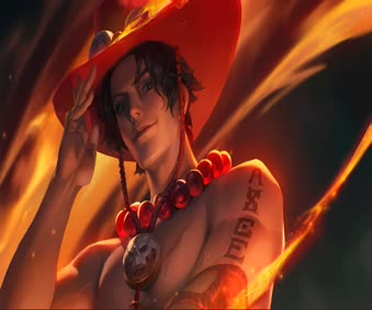 Anime Ace One Piece Live Wallpaper
