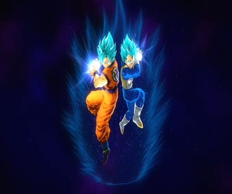 Super Saiyan Gods Live Anime Wallpaper