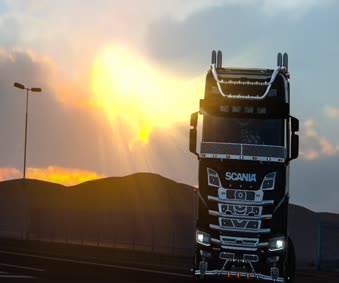 Euro Truck Scania Live Wallpaper