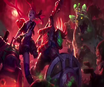 2K Zombie Slayer Lol Jinx Pantheon Nunu Live Wallpaper