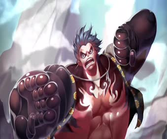 2K Luffy 4th Gear Bounce Man One Piece Live Wallpaper