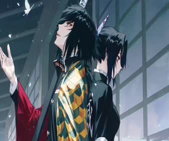 2K Giyu And Shinobu Demon Slayer Live Wallpaper