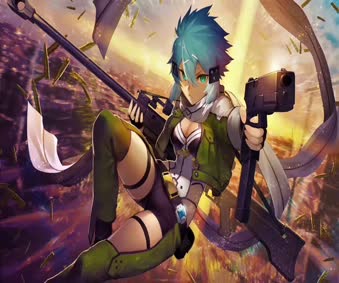2K Sinon Sword Art Online 2 Live Wallpaper