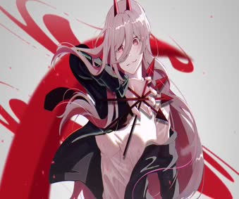 2K Power Chainsaw Man Anime Live HD Wallpaper