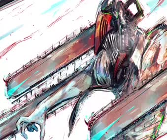 2K Denji Chainsaw Man Hybrid Form Live Wallpaper