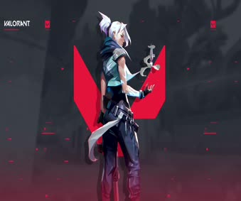 2K Jett Valorant Dark Live Wallpaper