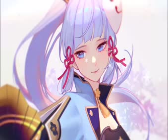 2K Kamisato Ayaka Genshin Impact Live Wallpaper
