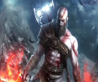 2K Kratos God Of War Live Wallpaper