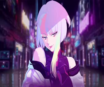 2K Lucy Cyberpunk Edgerunners 3 Live Wallpaper