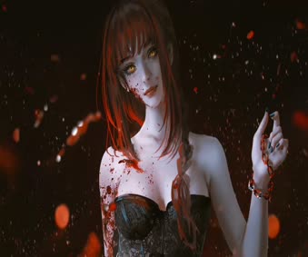 2K Makima Chainsaw Man Anime Live Wallpaper