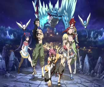 2K Fairy Tail Members Live Wallpaper