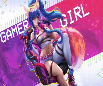 2K Gamer Anime Girl Live Wallpaper