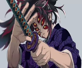 2K Kokushibo Upper Moon 1 Demon Slayer Live Wallpaper
