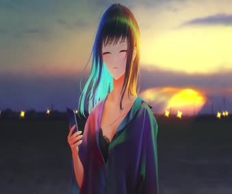 2K Beautiful Anime Girl Live Wallpaper