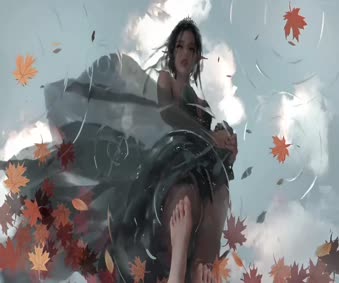 2K Fantasy Elf Girl Ghostblade Live Wallpaper