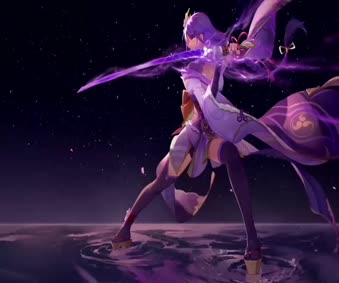 2K Raiden Shogun Genshin Impact Live Wallpaper