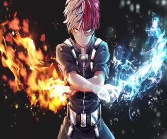 2K Shoto Todoroki My Hero Academia Live Wallpaper