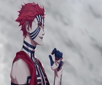 2K Akaza Upper Moon Demon Slayer Live Wallpaper