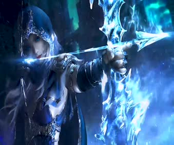 2K Ashe Frost Arrow Lol Live Wallpaper