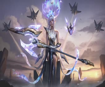 2K Cyber Halo Janna Prestige Lol Live Wallpaper