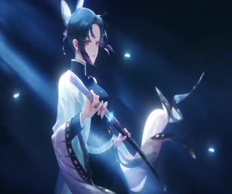 2K Shinobu Kocho Katana Demon Slayer Live Wallpaper