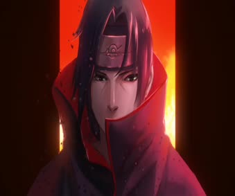 2K Itachi Uchiha Akatsuki Mangekyo Sharingan Live Wallpaper