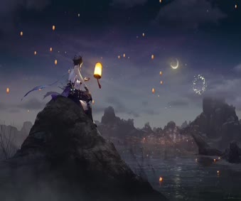 2K Xiao Lantern Festival Genshin Impact Live Wallpaper