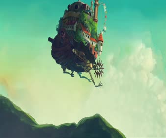 Live Howls Moving Castle Wallpaper