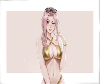 Live Chloe in a Bikini Wallpaper