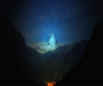 Live Night Aurora Wallpaper