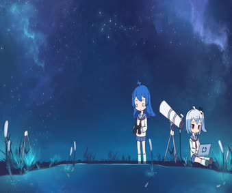 Binoculars Stargazing Live Wallpaper