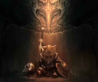 The Saddest Khajiit 1920x1080 Live Wallpaper
