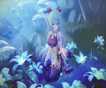 Ganyu Peaceful Live Wallpaper