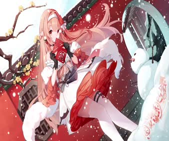 Akie Spring Snow Live Wallpaper