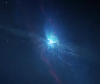 Space Blue Live Wallpaper
