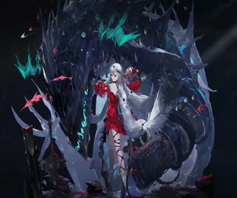 Skadi the Corrupting Heart Live Wallpaper