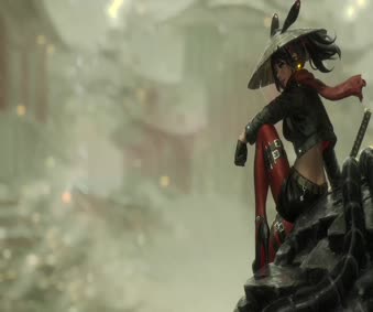 Beautiful Assassin Live Wallpaper