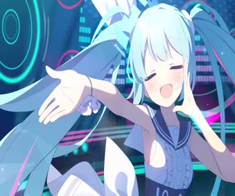 Blue Archive Hatsune Miku Live Wallpaper