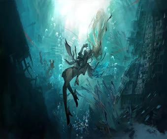 Bianka Cutscene Drown Live Wallpaper